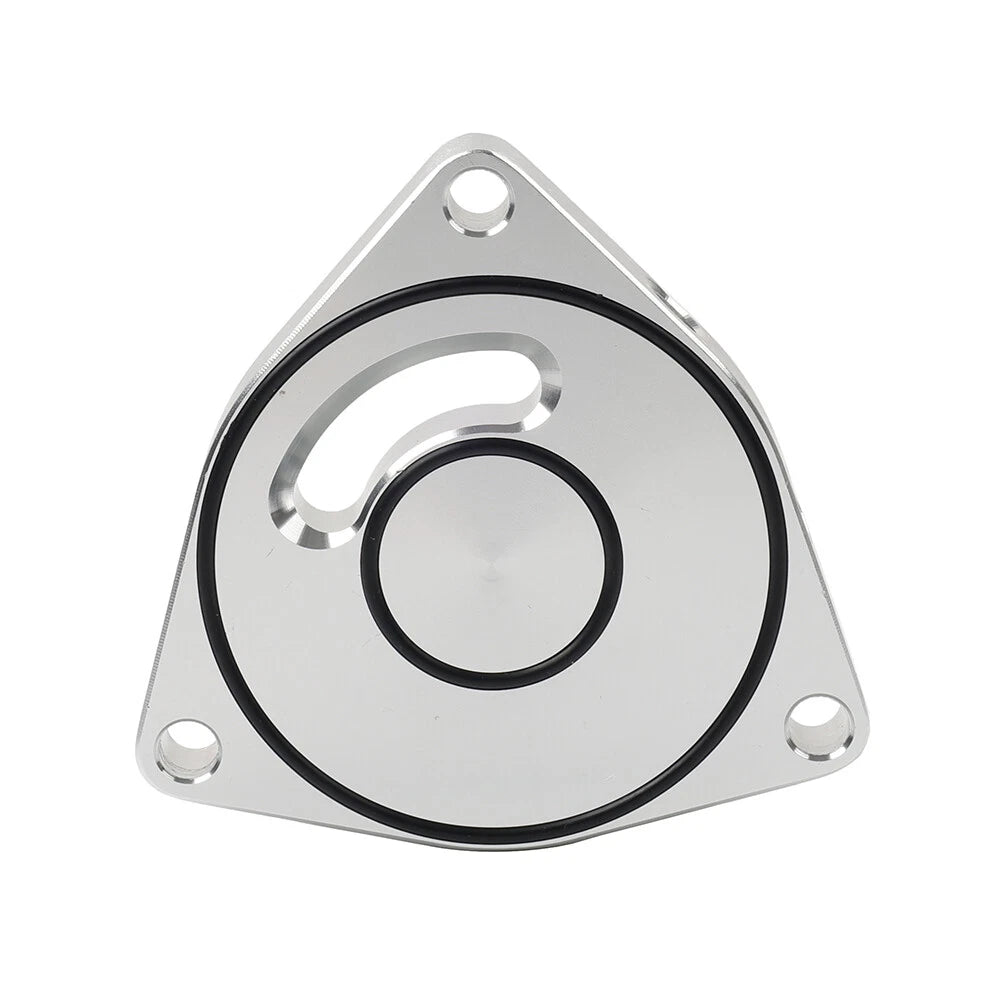 Silver Turbo Blow Off Valve BOV Plate Spacer for Honda Civic (2015-2021)