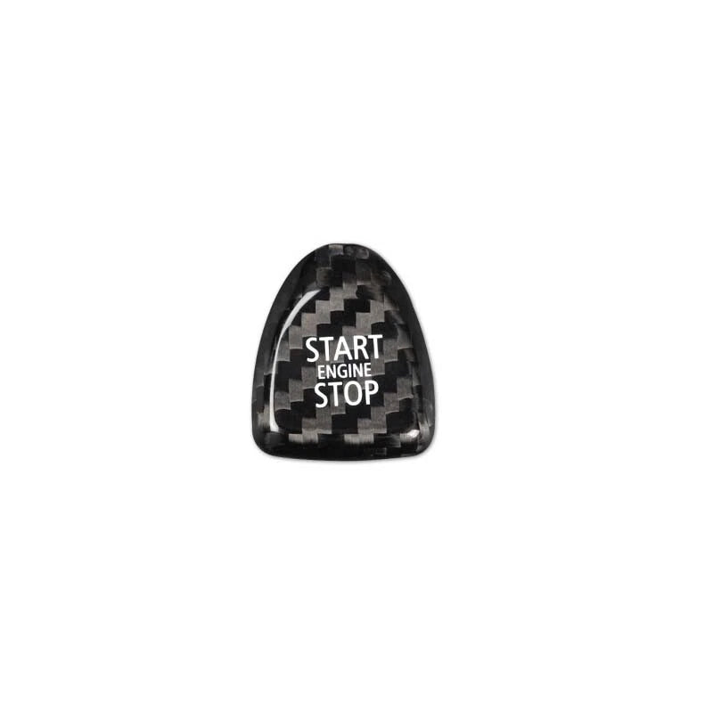 Real Carbon Fiber Engine Start Buttons Cover Trim fit For Mini Cooper 2014-2020