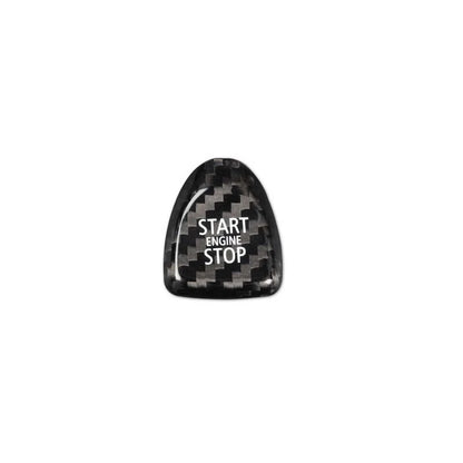 Real Carbon Fiber Engine Start Buttons Cover Trim fit For Mini Cooper 2014-2020