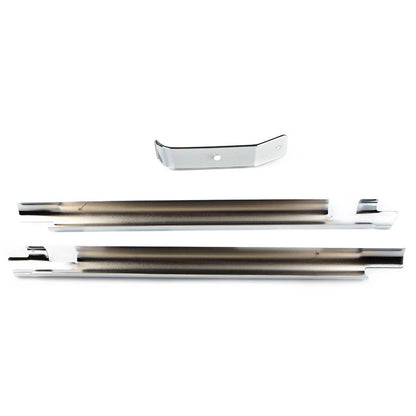 Chrome Down Tube Frame Covers for Harley Softail Twin Cam (2000-2006)