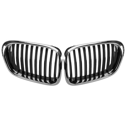 2 x Kidney Radiator Grille Ventilation Grill for BMW 5 E39 M5 (1999-2003)