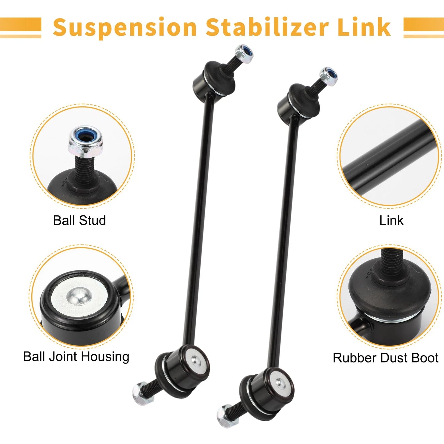 Front Stabiliser Sway Bar Links for Peugeot 508 (2020-2021)
