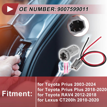 License Plate Light Socket Wiring for Toyota Prius (2003–2024)