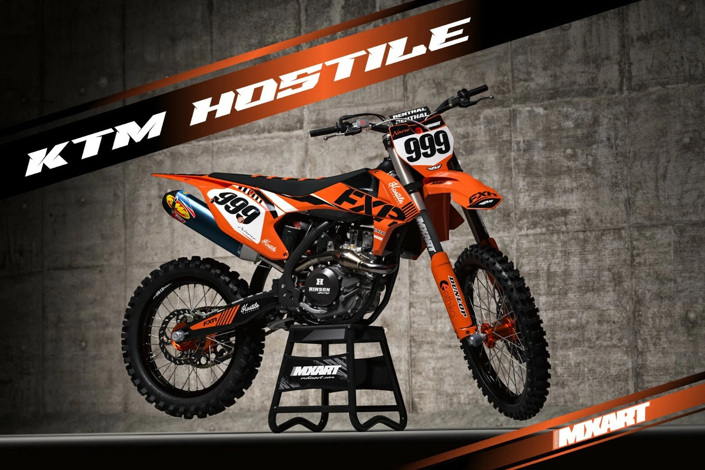 Graphics for KTM 50 HOSTILE STYLE (2002-2008)
