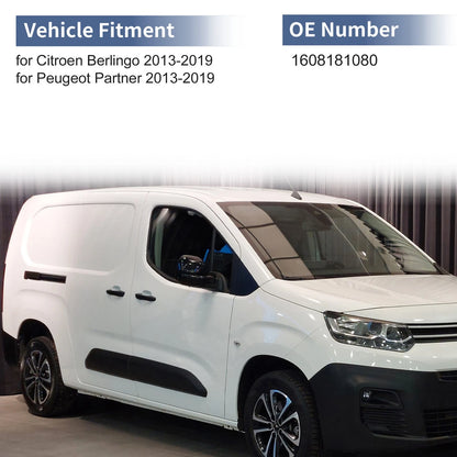 Right Passenger Side Mirror Cover Cap Grey for Citroen Berlingo (2008-2018)