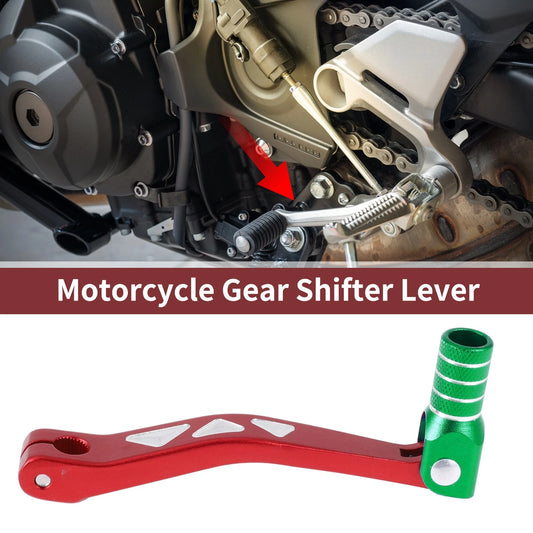 Folding Motorcycle Gear Shifter Lever for Yamaha TTR 50cc Red and Green