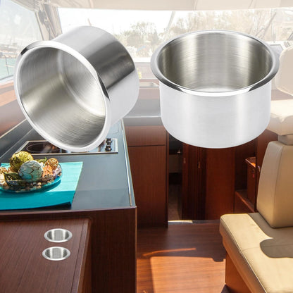Stainless Steel Universal Cup Holder for Marine Boats RVs