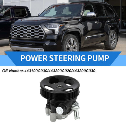 Power Steering Pump w/ Pulley for Toyota Sequoia Tundra (2001-2023)
