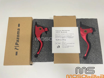 Finger Red Hand Brake Clutch Levers for Harley Street Glide Special (2014-2023)
