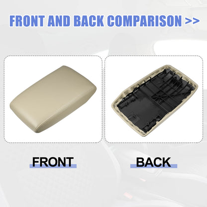 Car Center Console Lid Armrest Cover for Toyota Highlander (2014-2019)
