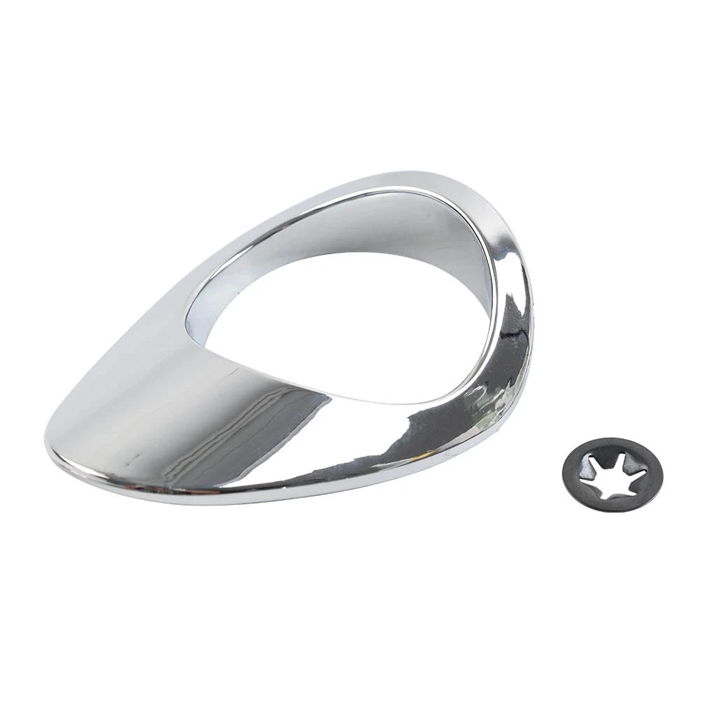 Chrome Right Side Battery Cover Trim & Oil Dipstick Bezel Kit for Harley XL1200