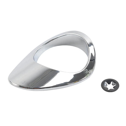 Chrome Right Side Battery Cover Trim & Oil Dipstick Bezel Kit for Harley XL1200