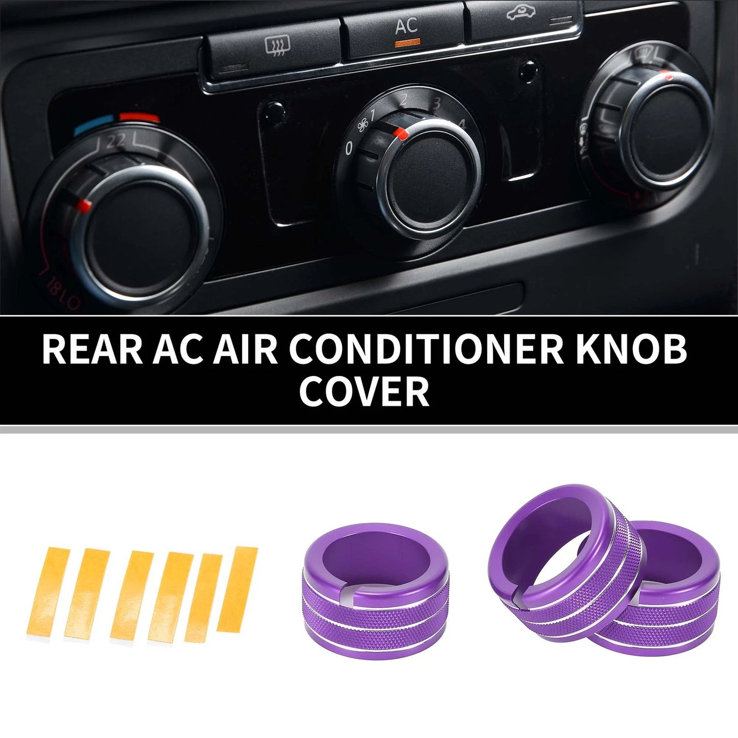 Knob Cover for Dodge Durango Purple 3 Pcs (2011 - 2020)