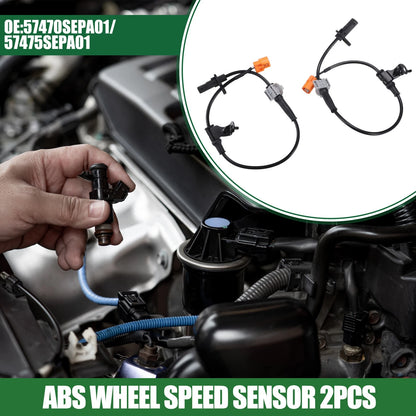 Rear Left & Right ABS Wheel Speed Sensor for Acura TL