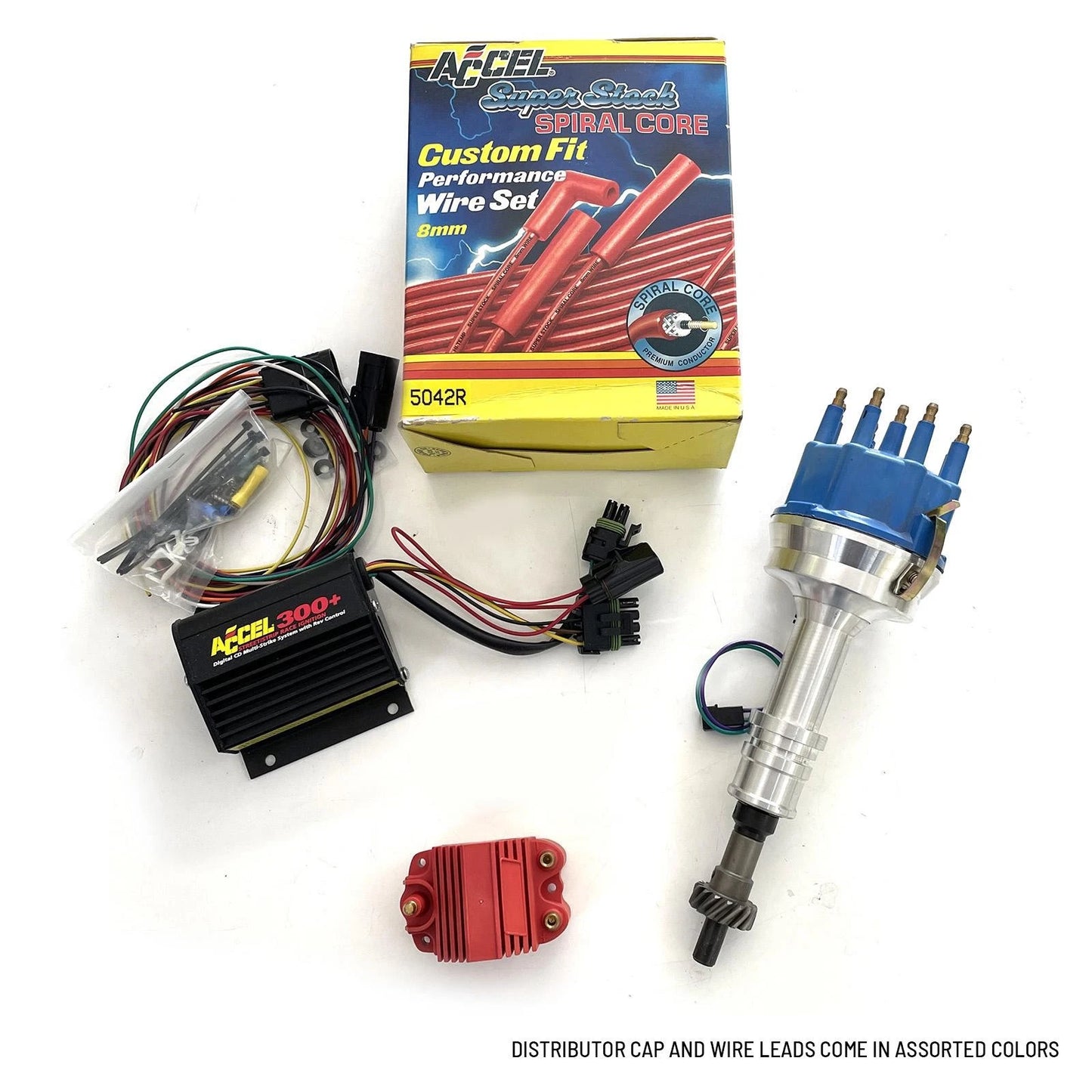 Accel 300+ CDI Ignition Box & Wire Leads for Ford 289 302 Windsor (1962-1995)