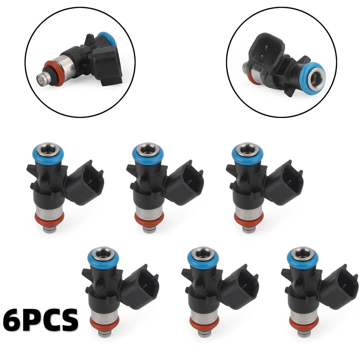 6 Pcs Fuel Injectors for Chrysler Dodge Ram Jeep 3.6L V6 (2011-2013)