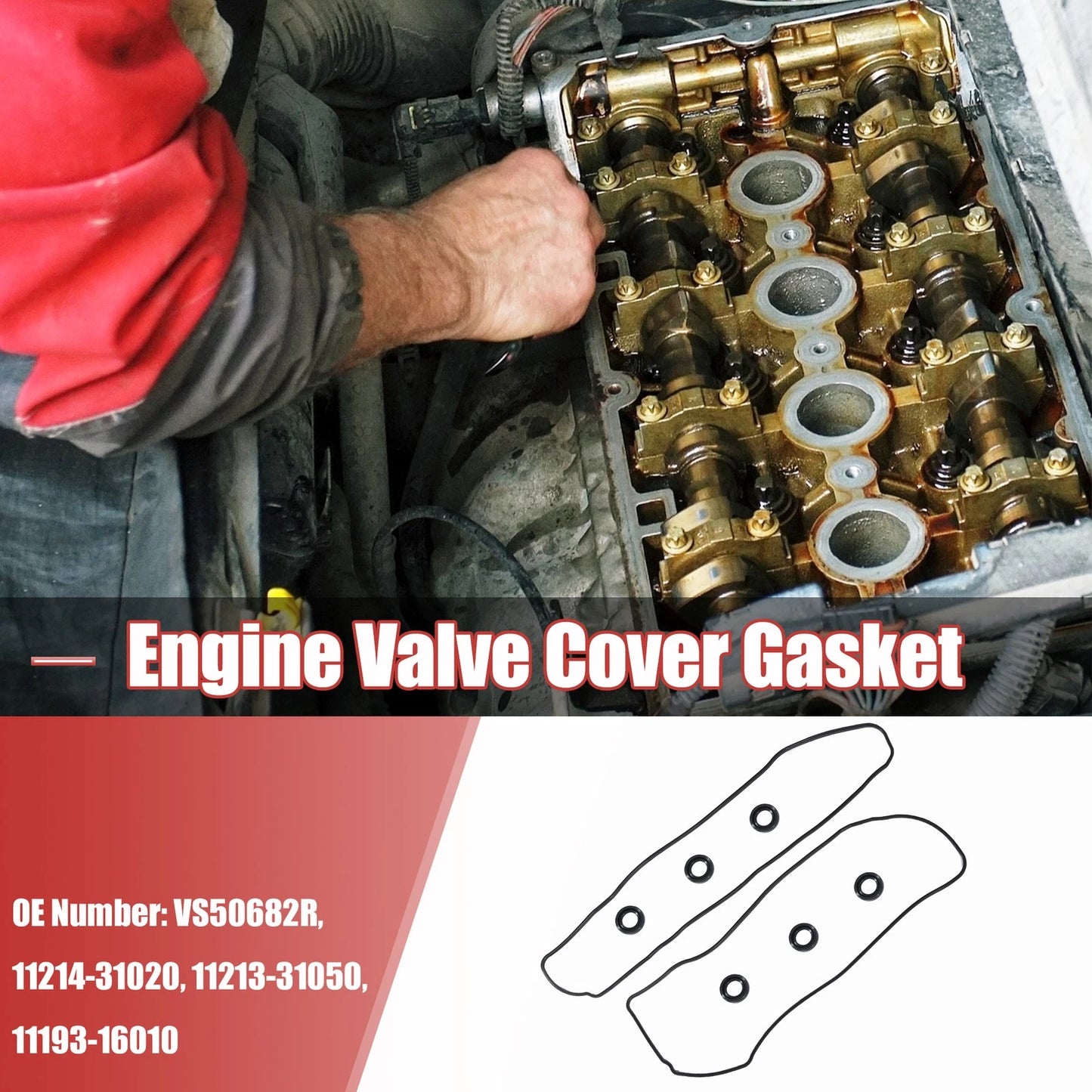 Set Car Engine Valve Cover Gasket for Toyota Avalon 3.5L (2005–2016)