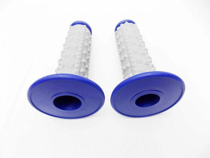 Yamaha YZ250 Forseti Blue Grey Diamond Handlebar Grip Set
