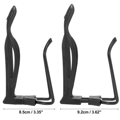 2 x Adjustable Bicycle Motorcycle Drink Holder Cup Bottle Cages Rack Black