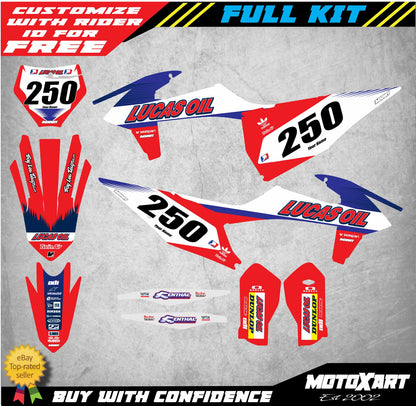 KTM SX 125 250 Custom Graphics Sticker Kit (2019-2021)