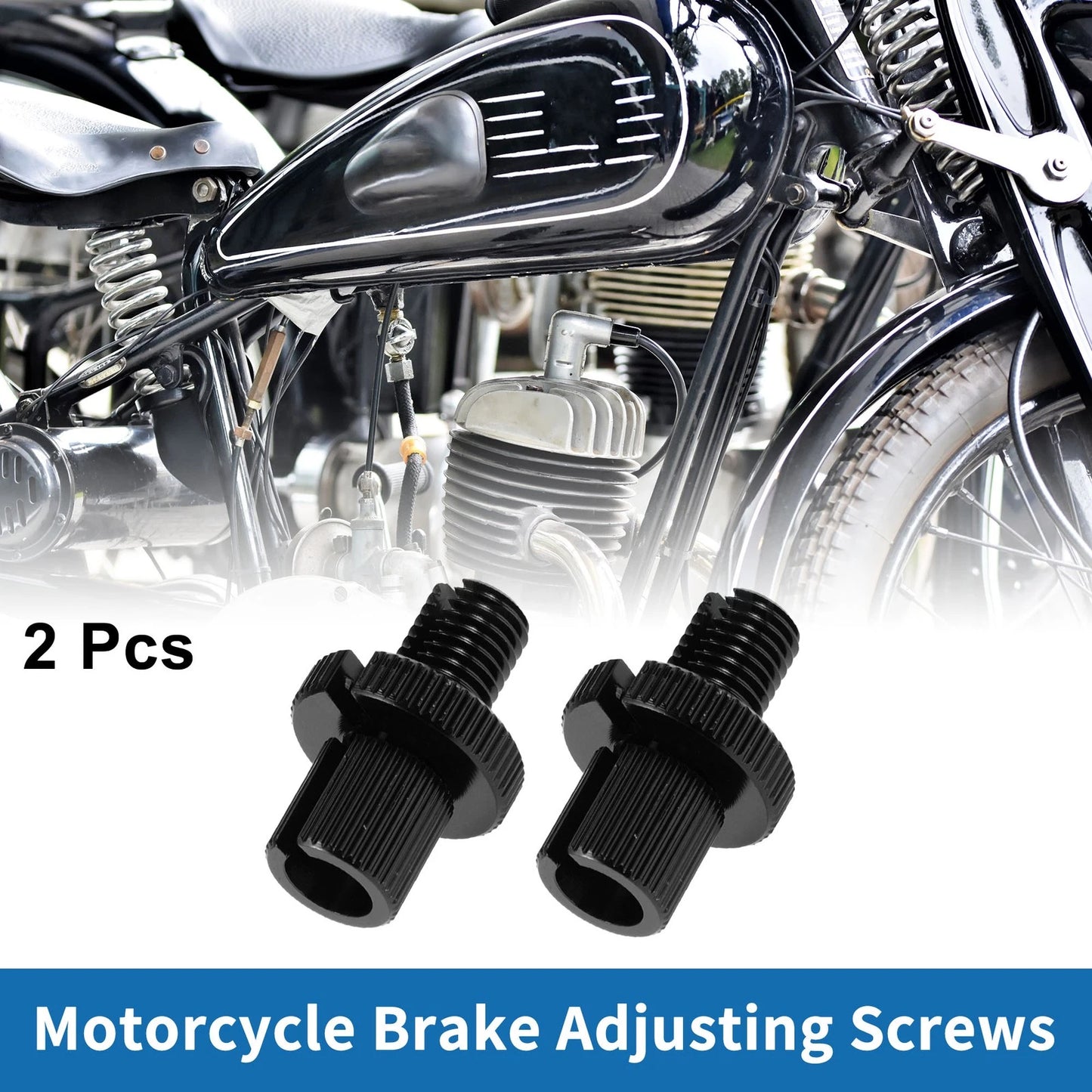 2 x Brake Lever Barrel Adjusters Screws M10 for Motorcycle