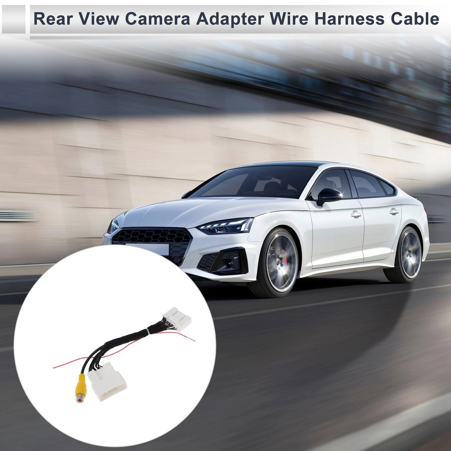 Rear View Camera Adapter Wire Harness Cable / 1 Pcs / RCA for Toyota Camry