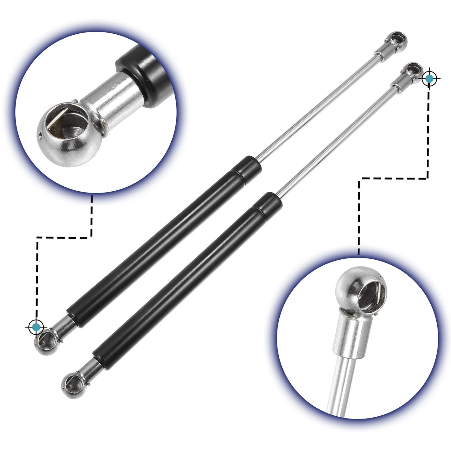 Front Hood Gas Lift Supports for Honda Fit (2014-2019)