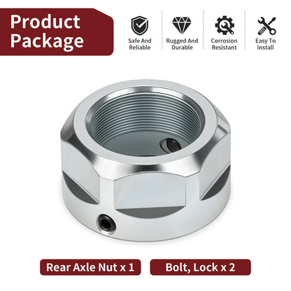 Rear Axle Lock Nut for Yamaha Raptor 250 YFM250R (2008–2013)