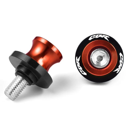 Motorcycle Swingarm Spools 8MM Slider Stand Screws Orange for Honda CBR