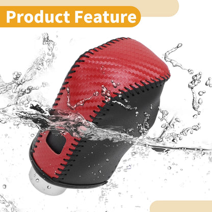 Red Carbon Fiber Gear Shift Knob Cover for Nissan Altima (2019-2024)