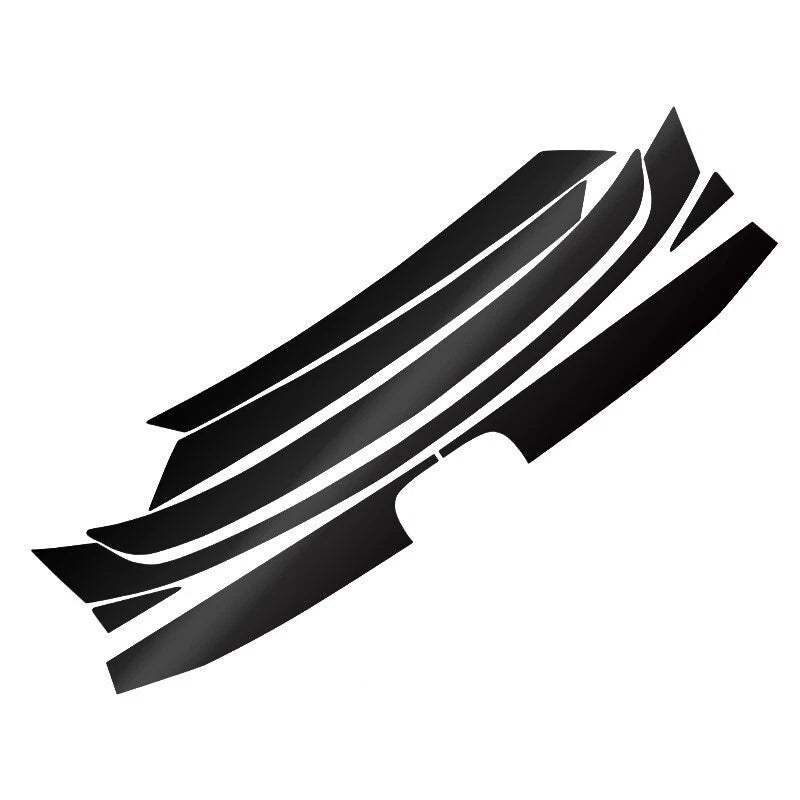 8 Pcs Front Hood Grille Bumper Trim Stickers for Honda Civic (2016-2020)
