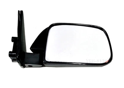 RH Manual Side View Mirror Black for Toyota Hilux MK3 LN85 (1989-1995)