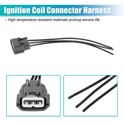 6pcs Ignition Coil Connector for Nissan Frontier (2005-2017) Nissan Titan