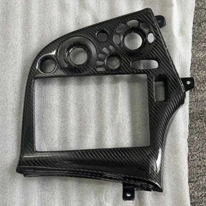 RHD Carbon Fiber Replace Center Navigation Screen Frame for Mazda RX-7 RX7 FD3S