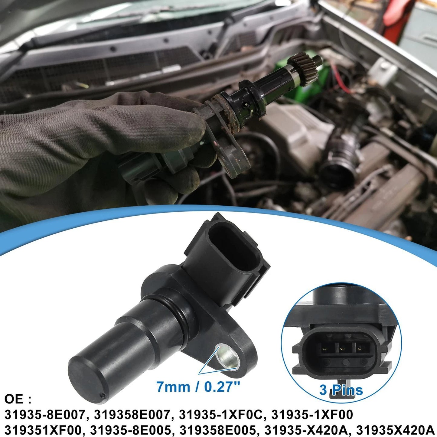 Car Transmission Speed Sensor for Nissan Altima (2007-2017)