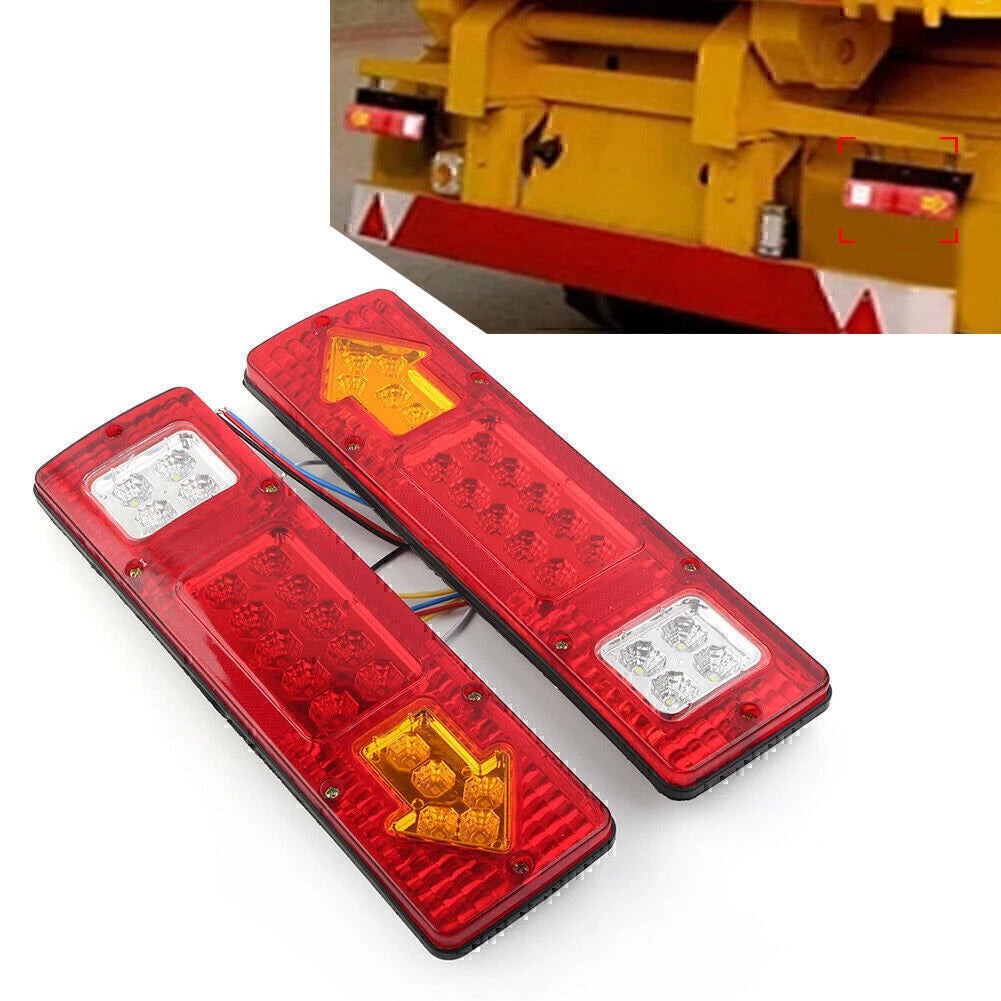 19 LED Rear Tail Lights for Trailer Truck (24V)