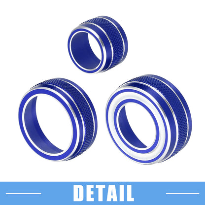 AC Vent Ring Covet Trim for Chevy Camaro Blue (2017-2021)