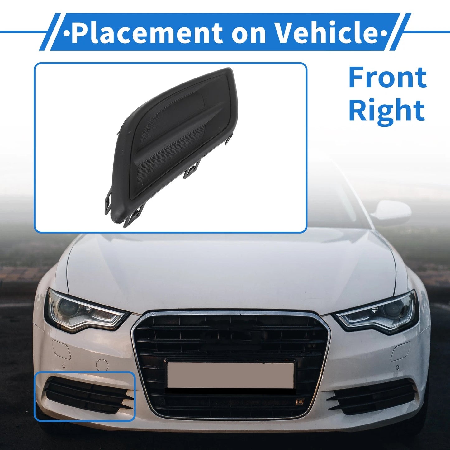 1 Pc Front Right Fog Light Grill for Chevrolet Sail (2015-2018)