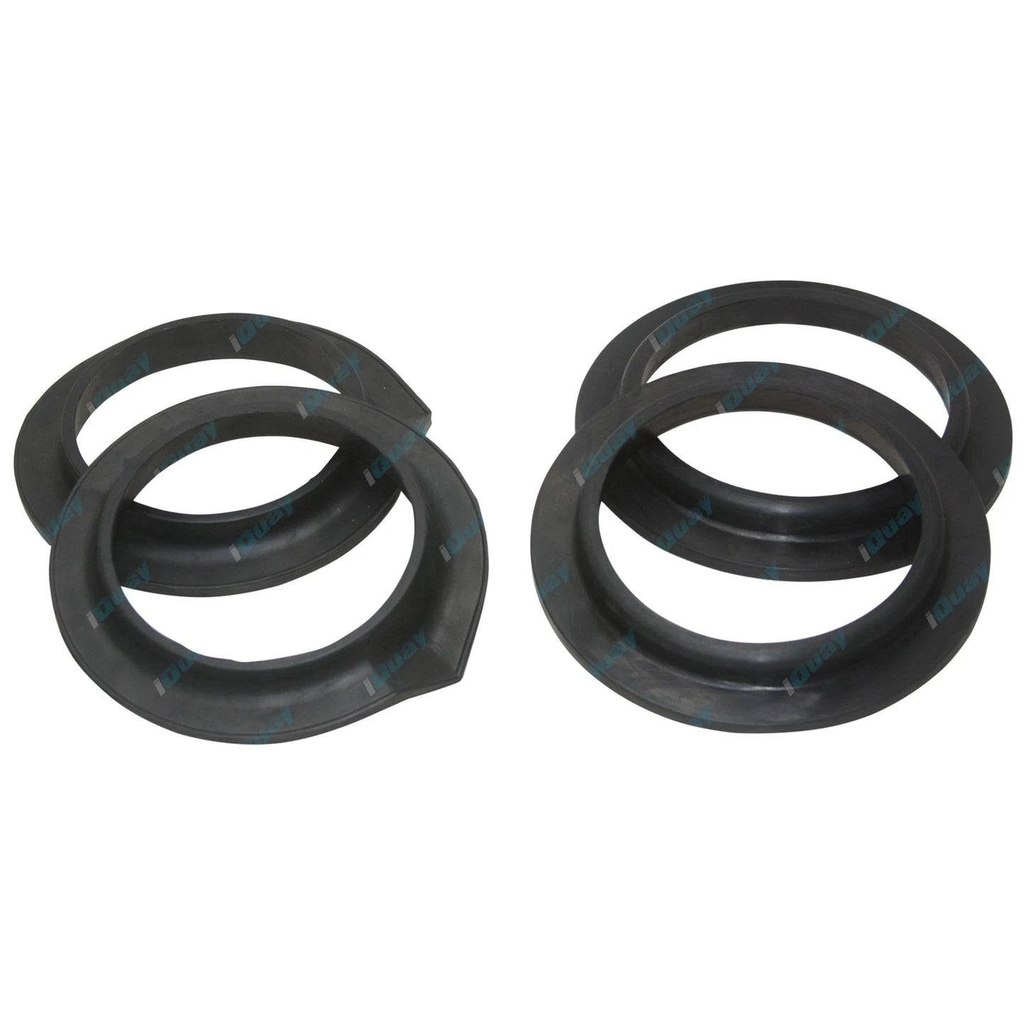 Set Front+Rear Rubber Coil Spring Seat Insulators for Patrol GQ Y60 GU Y61 GR