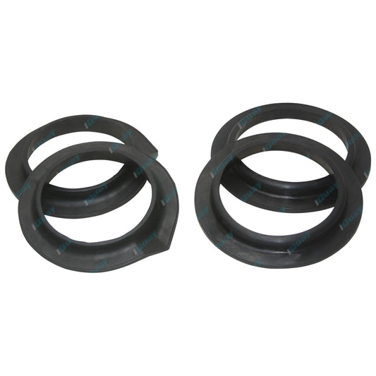 Set Front+Rear Rubber Coil Spring Seat Insulators for Patrol GQ Y60 GU Y61 GR