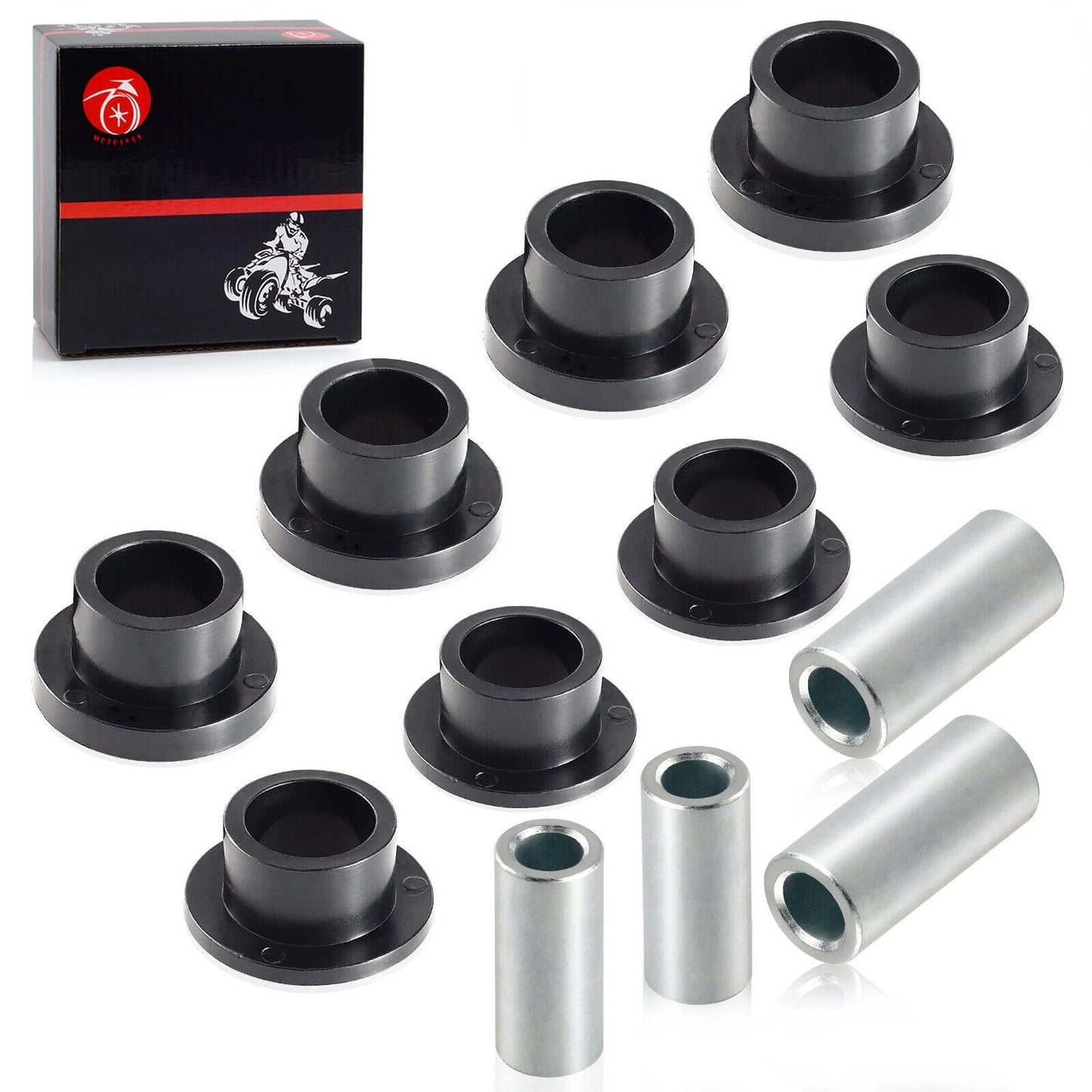 Front Shock Bushing Sleeve Kit for Polaris Ranger Diesel HST Brutus XD (2010–2014)