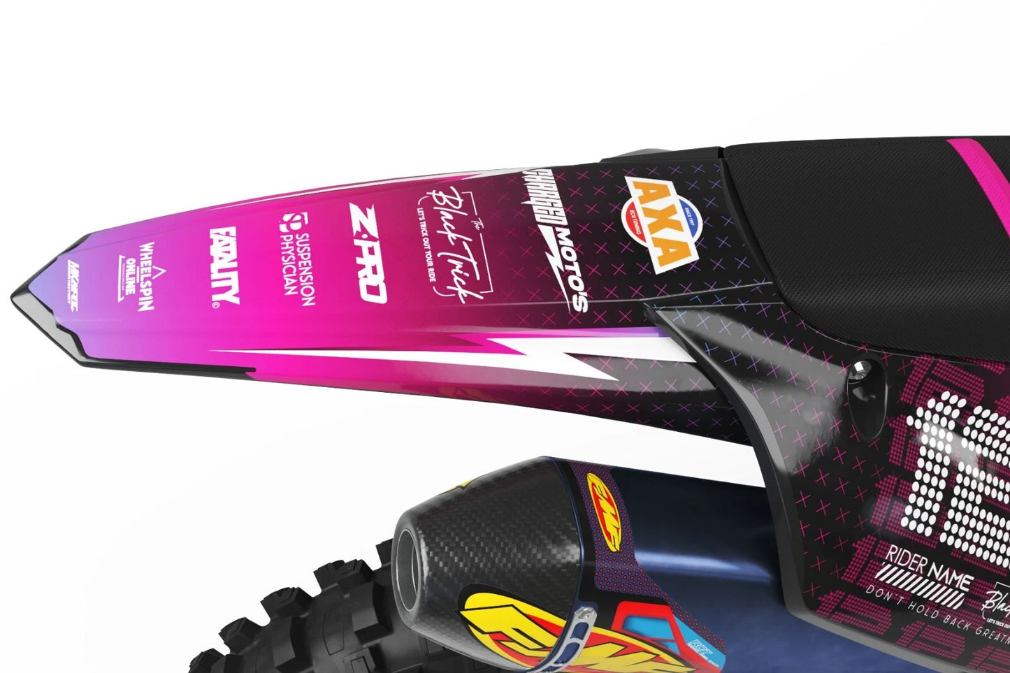 Full Graphics Kit Decals for KXF 450 (2019-2023) - Custom Dreams Style