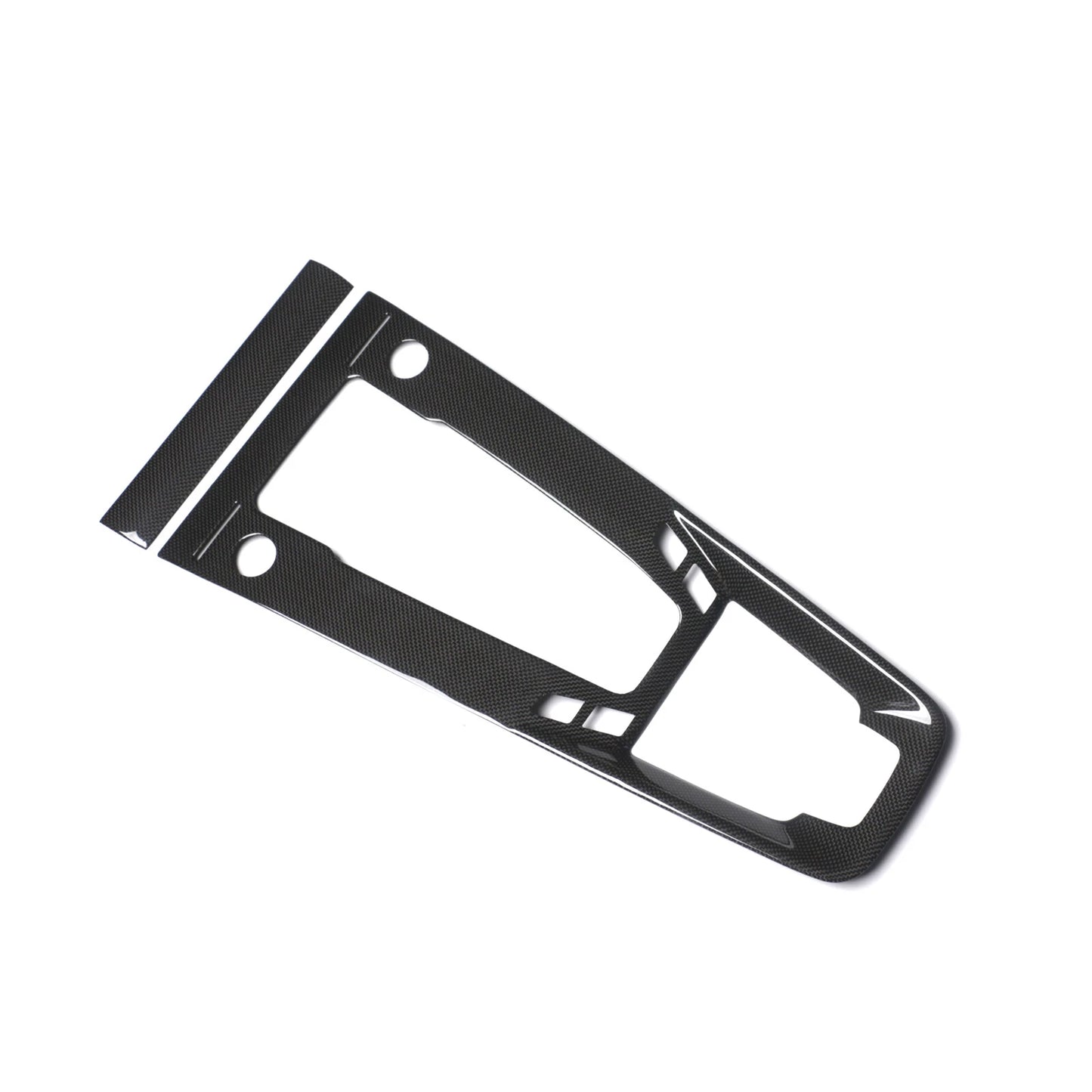 Gloss Carbon Fiber Gear Shift Panel Trim for Porsche 911 992 (2019-2023)