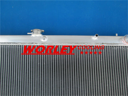 Aluminum Radiator + Fans for Nissan Patrol GU Y61 2.8L 3.0L (1999-2023)