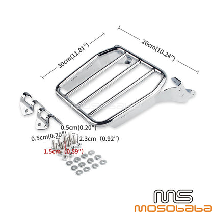 Sissy Bar Luggage Rack for Harley Deluxe Heritage Classic (2018-2021)