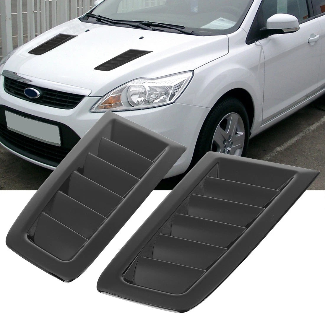 Vent Scoop Decorative Intake Hood Bonnet for Ford Focus MK2 MK3 (2005-2018)