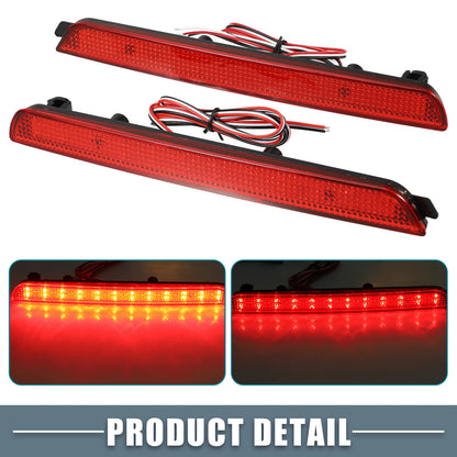 Rear Bumper Reflector LED Brake Tail Lights for Mazda 3 (2005-2009)