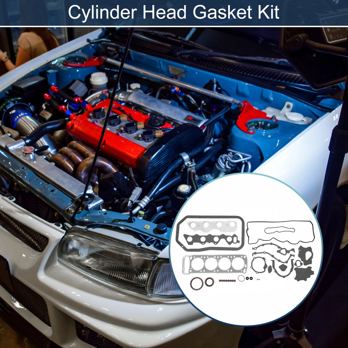 Cylinder Head Gasket Kit for Mitsubishi 4G54 (V32W) (1983-1986)
