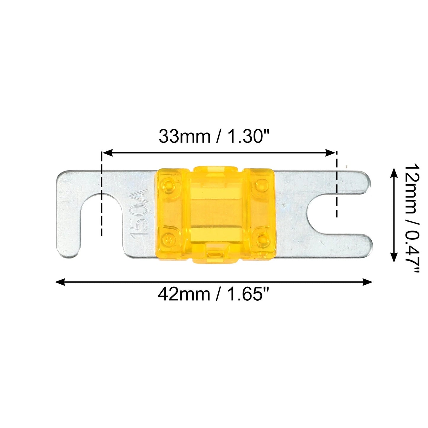 10pcs 150A AFS Mini ANL Fuses Electrical Protection for Car/Truck/Motorcycle