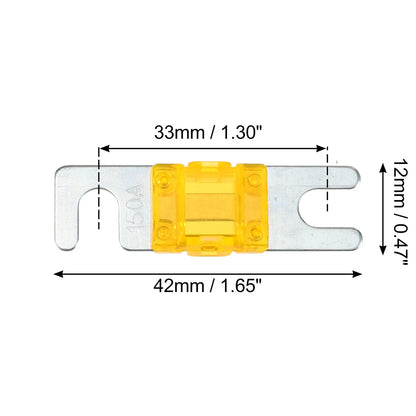 10pcs 150A AFS Mini ANL Fuses Electrical Protection for Car/Truck/Motorcycle